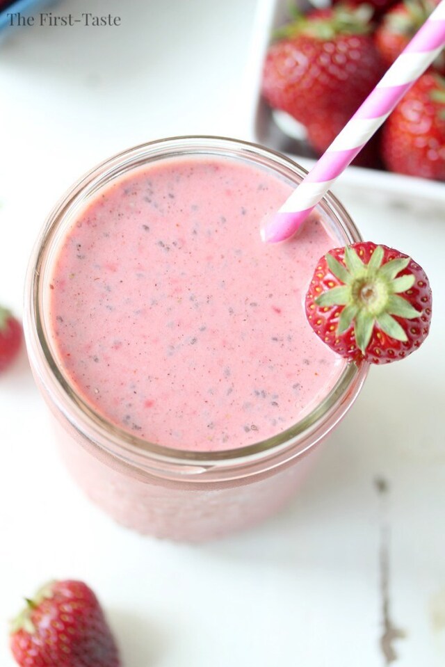 Metabolism Boosting Strawberry Smoothie (Video)