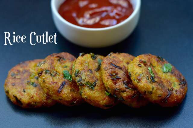 Rice Cutlet from Left Over rice|Rice Tikki|Vegetable Rice Cutlet