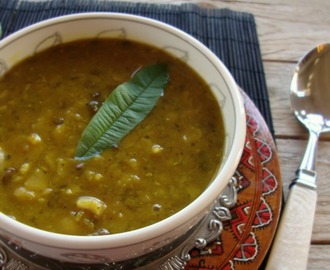 Ash e Sabzi - La tipica zuppa persiana di legumi, erbe aromatiche e spezie