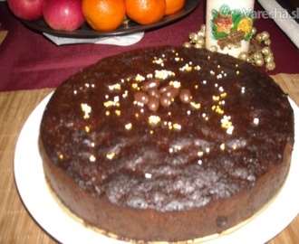 Vianočná čokoládová torta