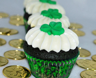 Green Velvet Cupcakes - St Patty's Day