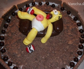 Homer torta z Indian keksov