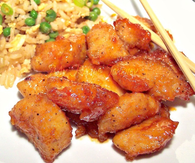 Sweet and Sour Chicken with Fried Rice
