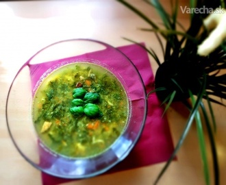 Jarná tukožrútska šťaveľová polievka so žihľavou
