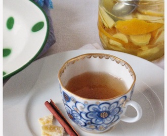 Med s limunom i đumbirom te zeleni čaj s 5 začina / Lemon-ginger honey&5 spices green tea