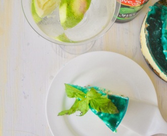 Mint-lime cheesecake - Мятно-лаймовый чизкейк