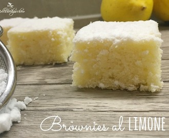 Brownies al limone ricetta facile