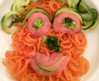 Kids-Special – Gemüse-Spaghetti mit Gesicht – auch glutenfrei
