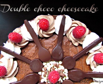 Cheesecake sa bijelom i tamnom čokoladom