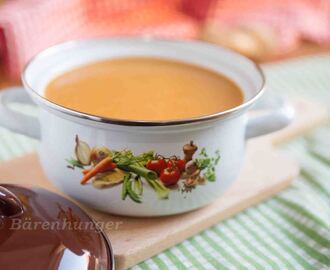 Karotten Fenchel Süsskartoffel Suppe mit Ingwer