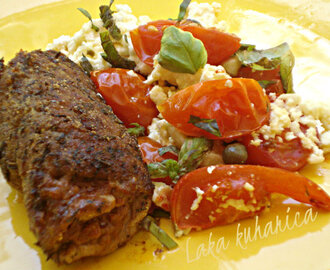 Odresci s pestom, rajčicom i fetom :: Steaks with pesto, tomatoes and feta cheese
