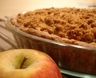 Jablkovo-škoricový koláč s posýpkou (Apple Cinnamon Crumb Pie)