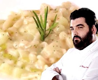 Ricetta pasta e patate con provola affumicata di Antonino Cannavacciuolo
