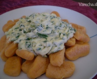 Gnocchi zo sladkých zemiakov (fotorecept)