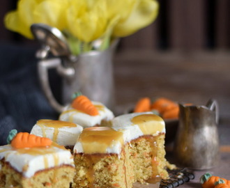Carrot Cake mit Cream Cheese Frosting & Karamell – Der geht immer