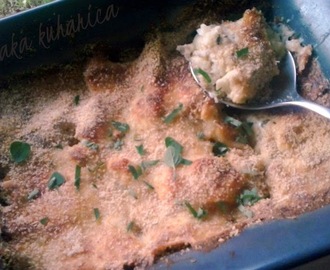 Zapečena cvjetača s couscousom i pancetom :: Cauliflower gratin with couscous and pancetta