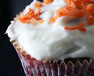 Carrot cupcakes, Morotsmuffins!