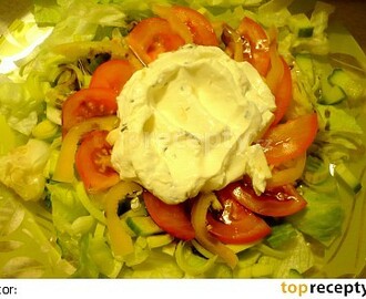 Ledový salát se zeleninou