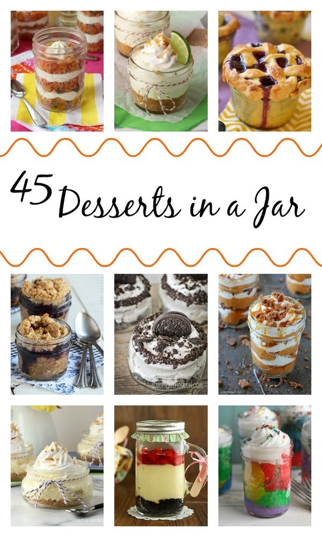 45 Desserts in a Jar
