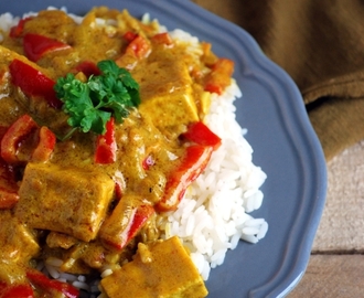 Tofu w sosie curry