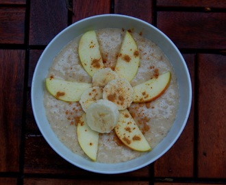 Fitness Frühstück: Apfel-Zimt-Porridge