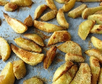 Hrskavi krumpir iz pećnice (owen baked potato wedges)