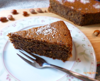 Glutenfreier Nuss-Maronen-Kuchen mit Schokolade