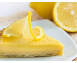 Crostata con crema al limone