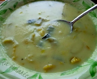 Krem juha od krumpira i poriluka :: Creamy potato and leek soup