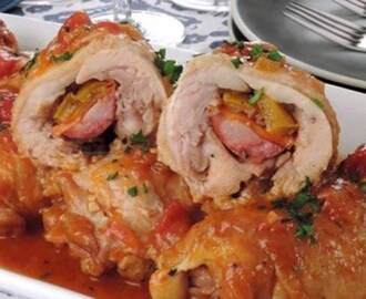 Receita de Frango à Rolê, aprenda com como fazer uma delicia de frango de forma fácil e simples, para um almoço delicioso.