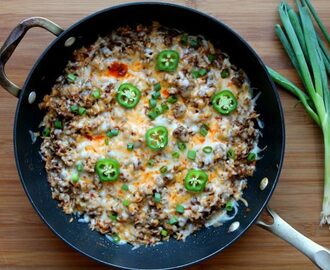 Taco Rice Skillet – One Pot Meal