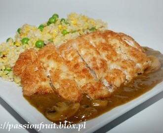 Katsu Curry, czyli sznycel z kurczaka po japoĹ„sku z japoĹ„skim sosie curry