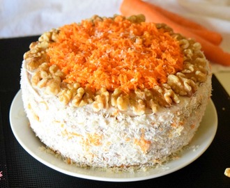 Tarta de zanahoria o Carrot cake
