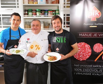 PIK kulinarski dvoboj "Manje je više" s Mariom Valentićem i Zlatkom Horvatom...