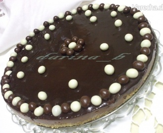 Nepečený čokoládový cheesecake (fotorecept)