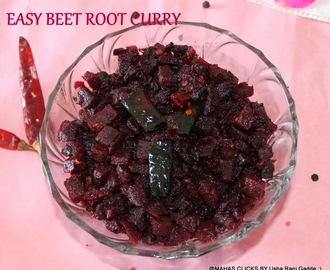 Easy beet root curry/beet root curry for rotis/Healthy south indian vegetarian curries/Step by step pictures/beet root stir fry for chapathi/beet root health benefits