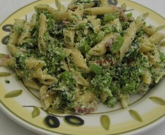 Zelena karbonara – tjestenina kuhana s brokulom
