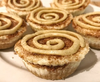 Cinnamon Roll Cheesecake Muffins zuckerfrei / Low Carb / LCHF / Keto