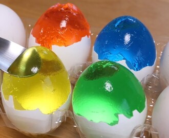 Huevos Coloridos Un Impresionante Postre y Decoración Original - YouTube