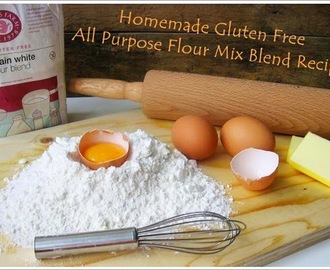 Homemade Gluten Free All Purpose Flour Mix Blend Recipe /  Hausgemachte Glutenfrei Allzweck Mehl Mix Mischung Rezept