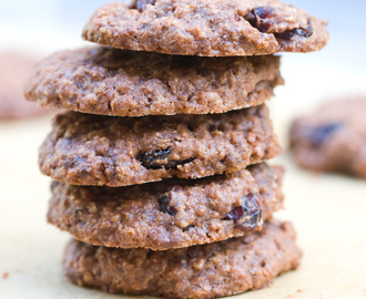 Double Schoko-Cookies mit Cranberries – Seelenschmeichler für verregnete Wochenenden