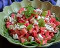 Sallad med vattenmelon och fetaost | Fredriks Fika