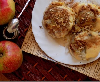 Pečene jabuke sa pudingom od vanilije i  dobre novosti !