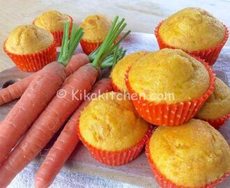 Muffin alle carote alti e soffici
