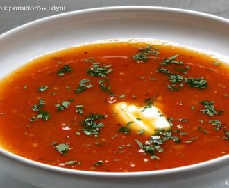 Zupa krem z pomidorów i dyni