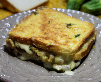Lasagne di pancarrè, con zucchine e formaggio