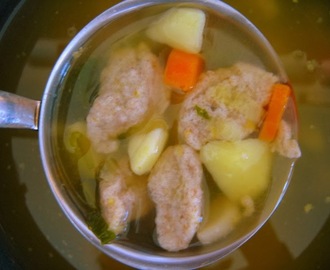 (Ne)tradičná zeleninová polievka s ražnými haluškami