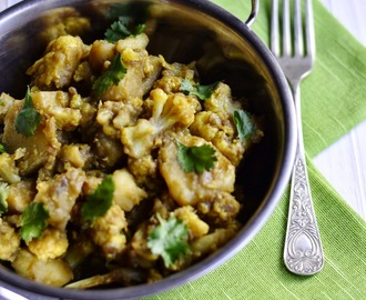 Aloo Gobi - zemiaky s karfiolom (indicka kuchyna)