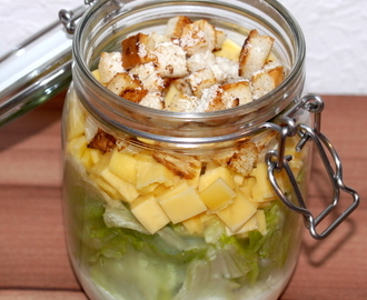 Caesars Salad – Salat im Glas