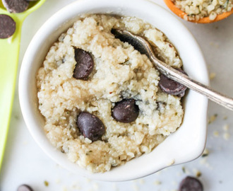 Hemp Seed and Chocolate Chip Cookie Dough for One – Gluten Free and Vegan